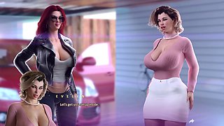 Sex note, public washroom, anime porn