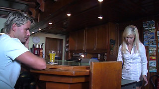 His Wife Doesn't Like with Him Anymore but in the Pub He's Lucky and Gets to Fuck a Wet!