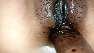 Desi mature takes thick cock in sloppy close up shots raw