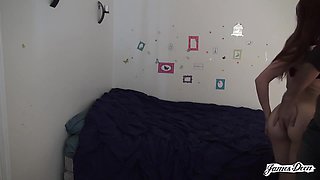 Takes Rough Anal On The Famous Couch With James Deen And Alexa Nova