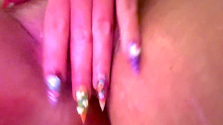 Rubbing my clit close up- POV