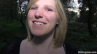 MILF Swinger Cum Slut Wife Kitty Goes on Her First Dogging Mission