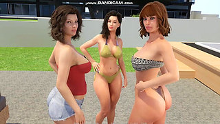 Away Form Home - Sneaky Doggy Sex with MILF Sophia After Pool Party