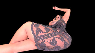Black BBW MILF Toilet POV Super up-close Asshole Winking Re-mastered