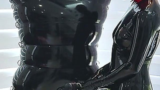 Inflatable Suit Edging and Denial, Part 2 - Alex Latex