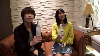 Great close up in japanese teen blowjob pov