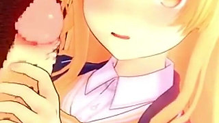 Otonari No Tenshi-sama - Mahiru Shiina Intimate Sex with Her Lover - 3D Hentai Animations