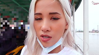 Emo teen on solo webcam masturbation