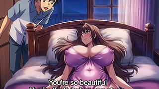 Step sister share bed with step brother in hotel