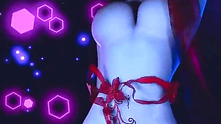 Goddess of the Crimson Glow: 3D Beauty Awaits - 3D Animation Hentai