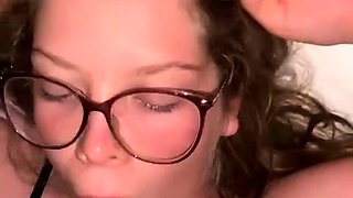 College girl Lina gets her first facial