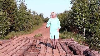 Sexy Lady in a Stylish Dress
