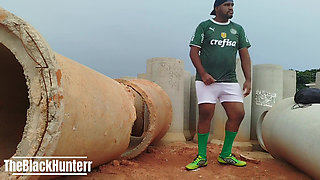 Coming Back From the Game All Sweaty I Got Excited and Had to Cum