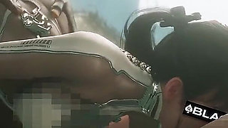 Rough Threesome: Horny Sluts Cowgirl Riding Massive BBC, Stinky Creamy Pussy Flooded with Cum