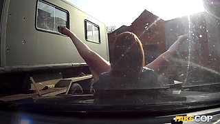 Fake Cop - Unfaithful Girlfriend Candi Coxx Cucks Her BF