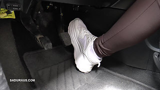 Mistress Jenna Exercises Power Over His Car