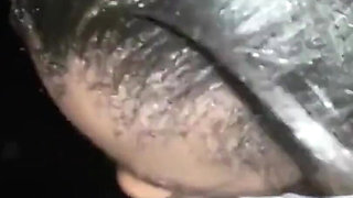 Sucking Big Black Cock Outdoors