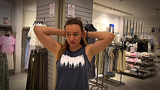 Girls Lick Ass in Mall Toilets & Dressing Rooms