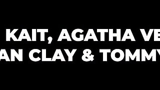 Agatha Vega Tru Kait Foursome with Two Huge Cocks