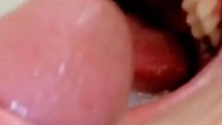 Drinking Pee Yellow and Cum Swallow - Bathroom