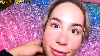 Stepdaughter enjoys fucking in POV with nasty stepfather