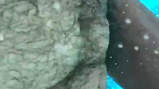 Over/underwater Pool Shots and a Long, Slow-mo Outdoor Shower