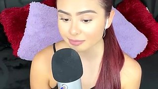 Hot Latina redhead ASMR moaning