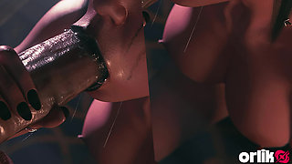 Shadowheart Baldur's Gate 3 Hot Sloppy Blowjob - Wet Messy 3D Animation