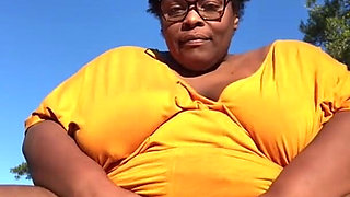 In the Middle of the Parking Flashing My Hairy Pussy
