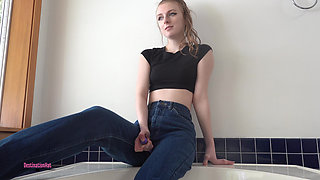 Pee and Play in Jeans