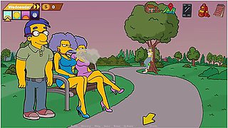 Lustfield Hentai Sex Game Parody Sex Scenes Gameplay Part 2 [18+] - Marge Simpson