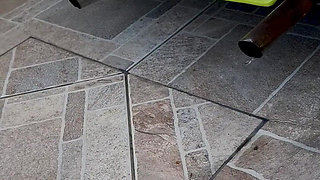 Warming My Foot in the Car Exhaust