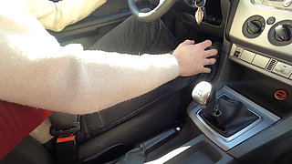Wife Wants to Fuck in the Car and Rides My Hard Cock for a Nice and Wet Creampie