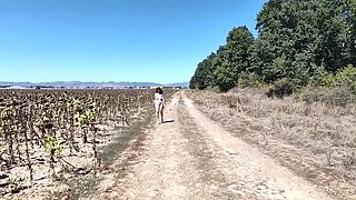 Amateur MILF Za Za Public Humiliation - Giant Booty Slave Girl Embarrassed Outdoor Part 1