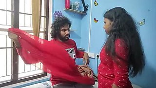 Hot Indian BDSM Girlfriend Tied Up for Rough Blowjob & Romance