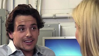 She Will Cheat - Busty MILF Boss Fucks New Employee