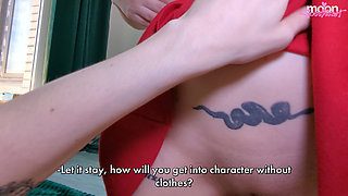 Casting Ended in a Rough Fuck. 18 Years Old Student Dirty Fucking