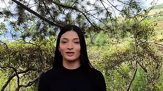 Big ass latina girl from nature fucked hard in the woods