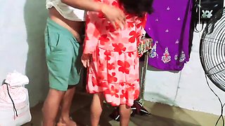 Stepson Suddenly starts Touching his Busty Stepmom's Tits and Pussy in the Bus