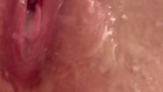 Full Creampie Pussy - Slow Dripping Cum and Massive Squirts Close up
