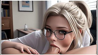 Ai Generated - School Principal Fucks Student - Car Toon