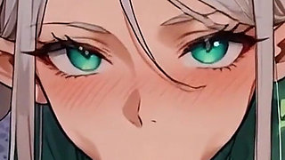 Anime Ai Elf Girl Blowjob