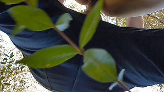 Amateur Couple Improvises a Sudden Fuck in the Woods