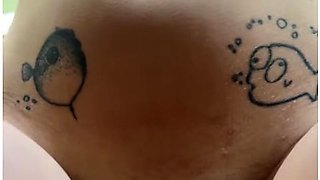 Slut rides a stranger’s cock while flashing from a window