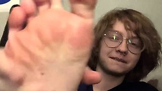 Maitresse Madelines solo foot fetish POV