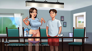 Every night she comes to fuck me, She's addicted to my penis - summertime saga