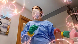 Penectomy on Halloween Eve Stepmom Zombie!-witch