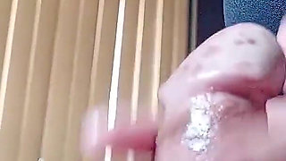 Thumb Pleasure Thumb: I Pushed It to the Limit by Rubbing Its Frenulum and Its Shot Was Incredible