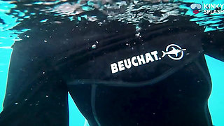 Neoprene Enclosed and Gagged - Underwater Mouth Control Fantasy