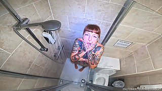 Piss Hungry Whore Gets Used as Toilet